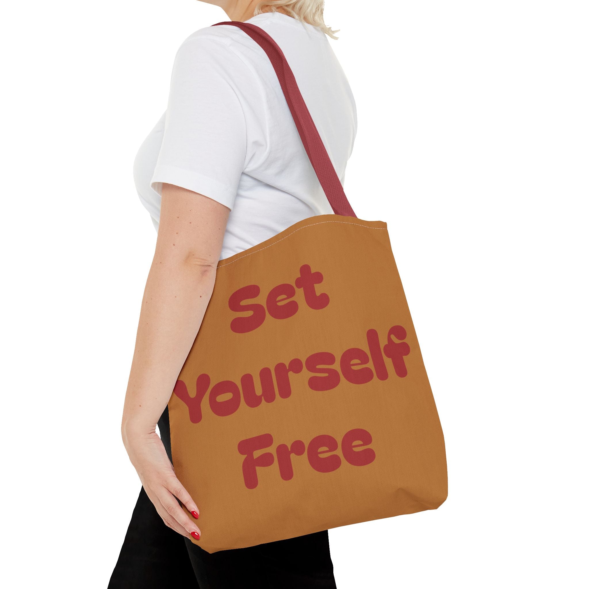 Set Yourself Free Butterfly Tote Bag - Eco-Friendly Fashion Accessory