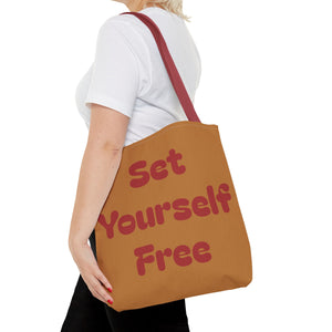 Set Yourself Free Butterfly Tote Bag - Eco-Friendly Fashion Accessory