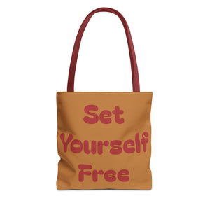 Set Yourself Free Butterfly Tote Bag - Eco-Friendly Fashion Accessory