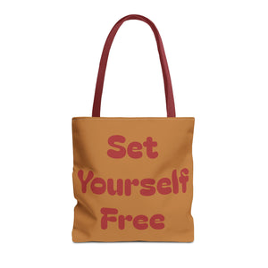 Set Yourself Free Butterfly Tote Bag - Eco-Friendly Fashion Accessory