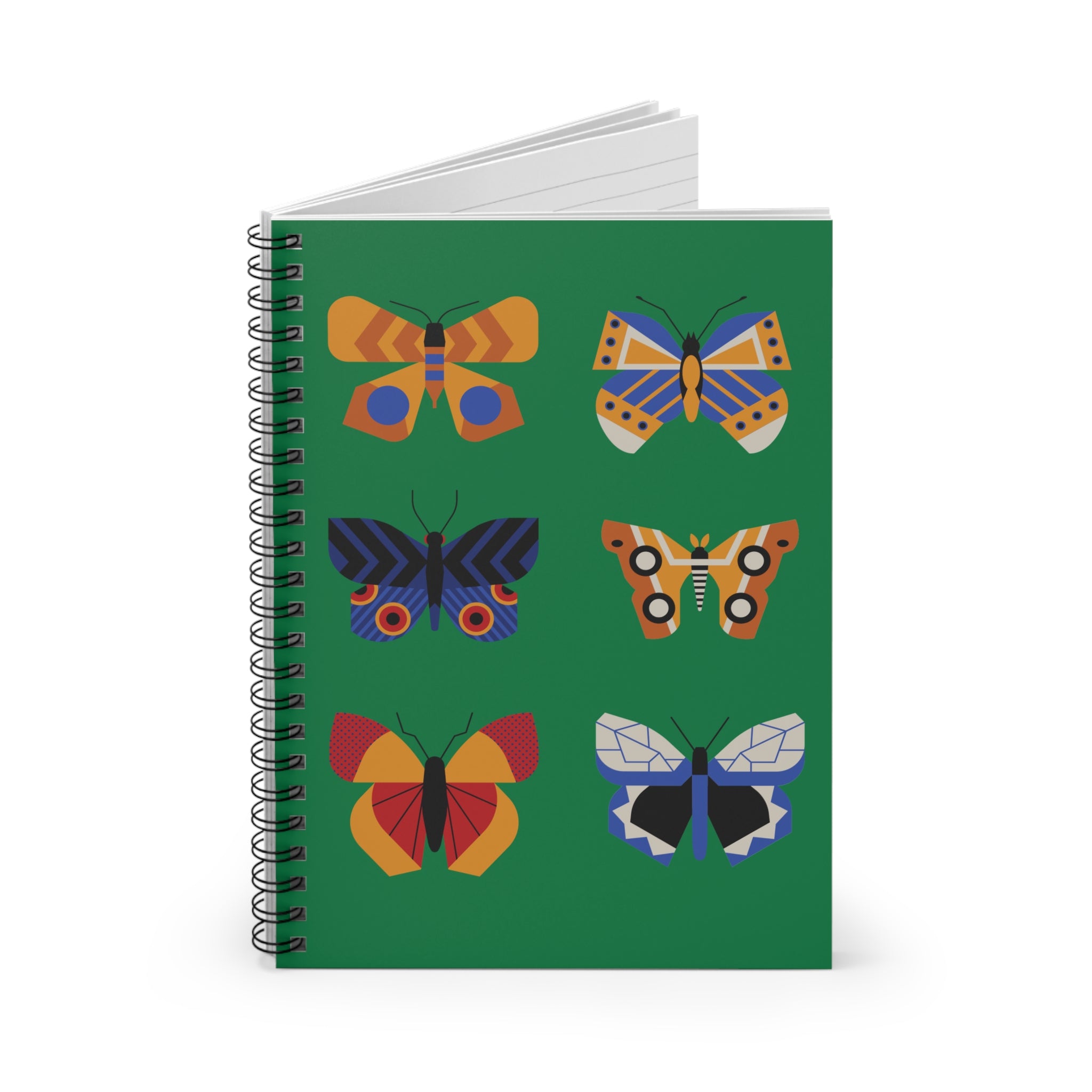 Colorful Butterfly Spiral Notebook