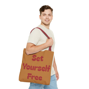 Set Yourself Free Butterfly Tote Bag - Eco-Friendly Fashion Accessory
