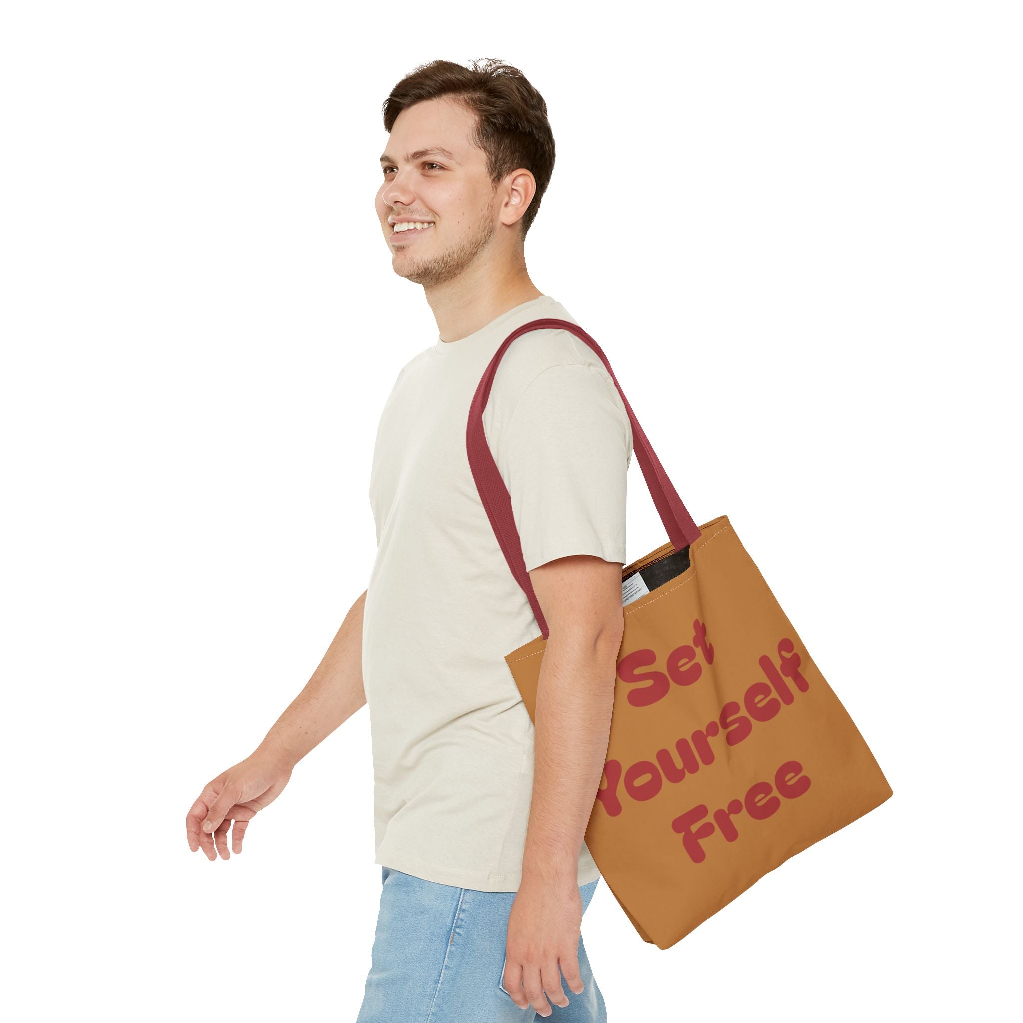 Set Yourself Free Butterfly Tote Bag - Eco-Friendly Fashion Accessory