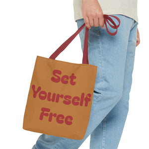 Set Yourself Free Butterfly Tote Bag - Eco-Friendly Fashion Accessory
