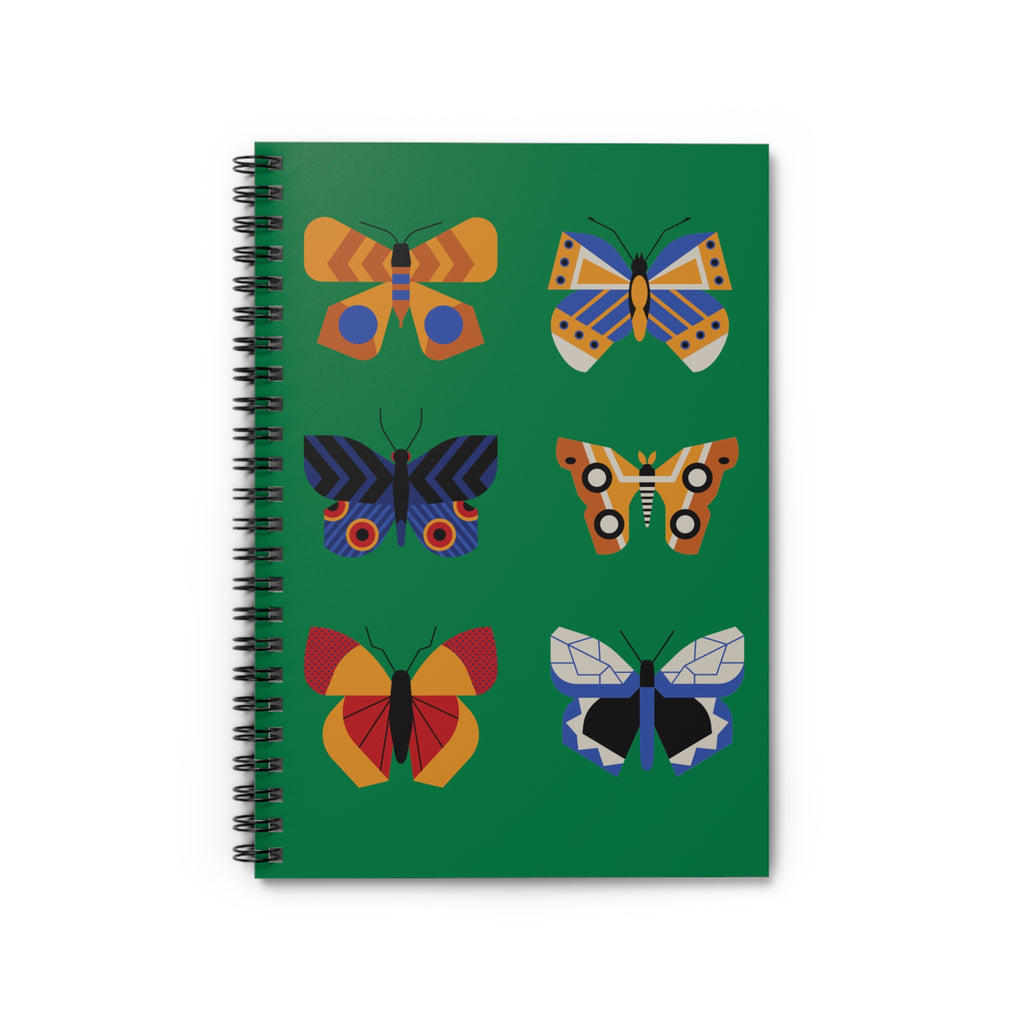 Colorful Butterfly Spiral Notebook