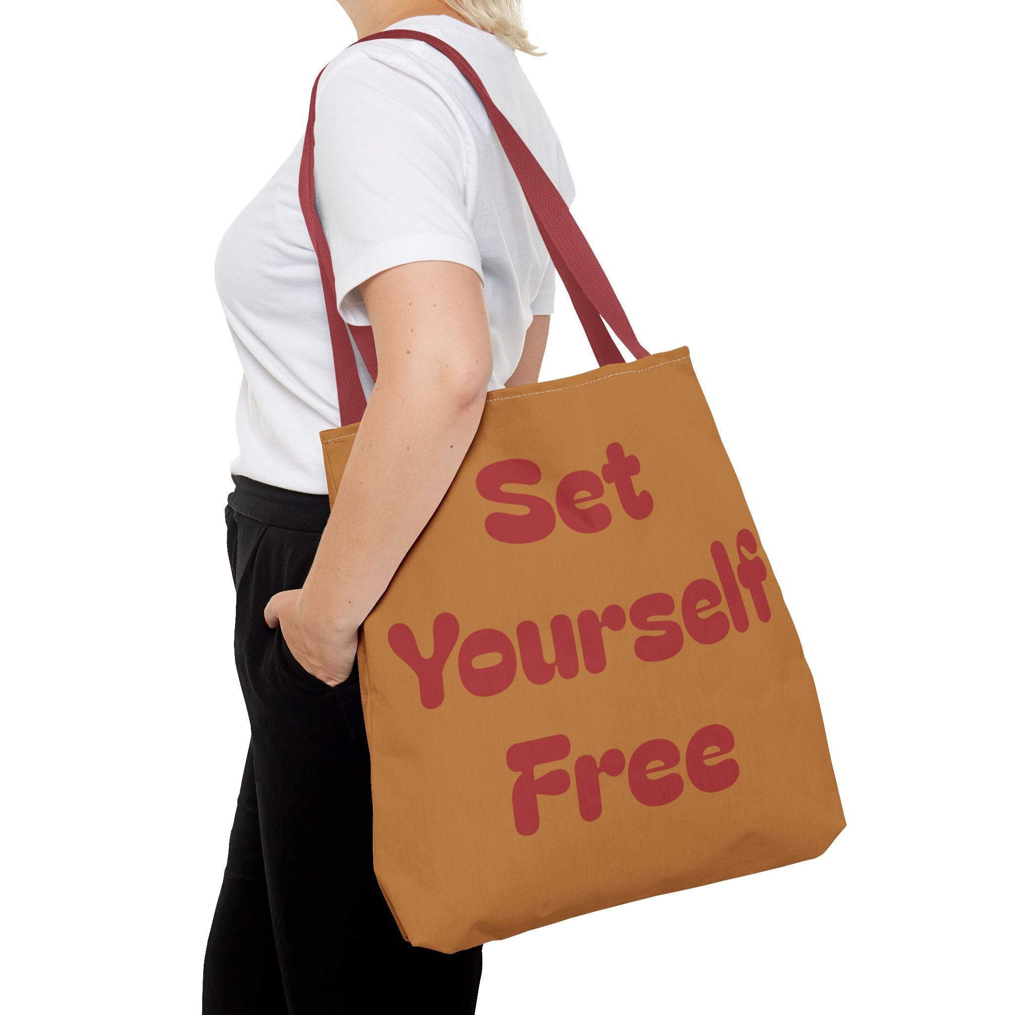 Set Yourself Free Butterfly Tote Bag - Eco-Friendly Fashion Accessory
